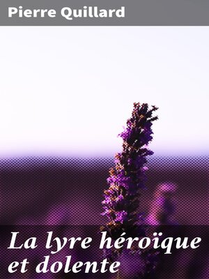 cover image of La lyre héroïque et dolente